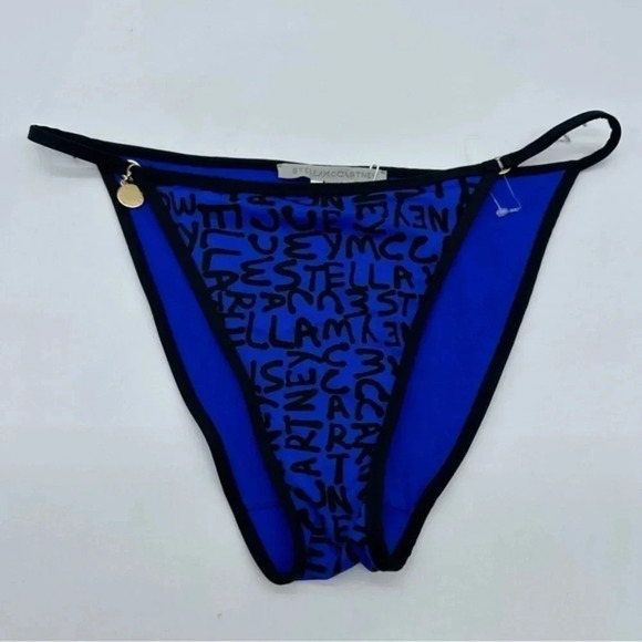 Stella McCartney Logo Print Bikini Bottom B913 - Picture 3 of 5